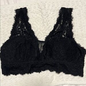 Aerie Black Lace Wireless Bralette